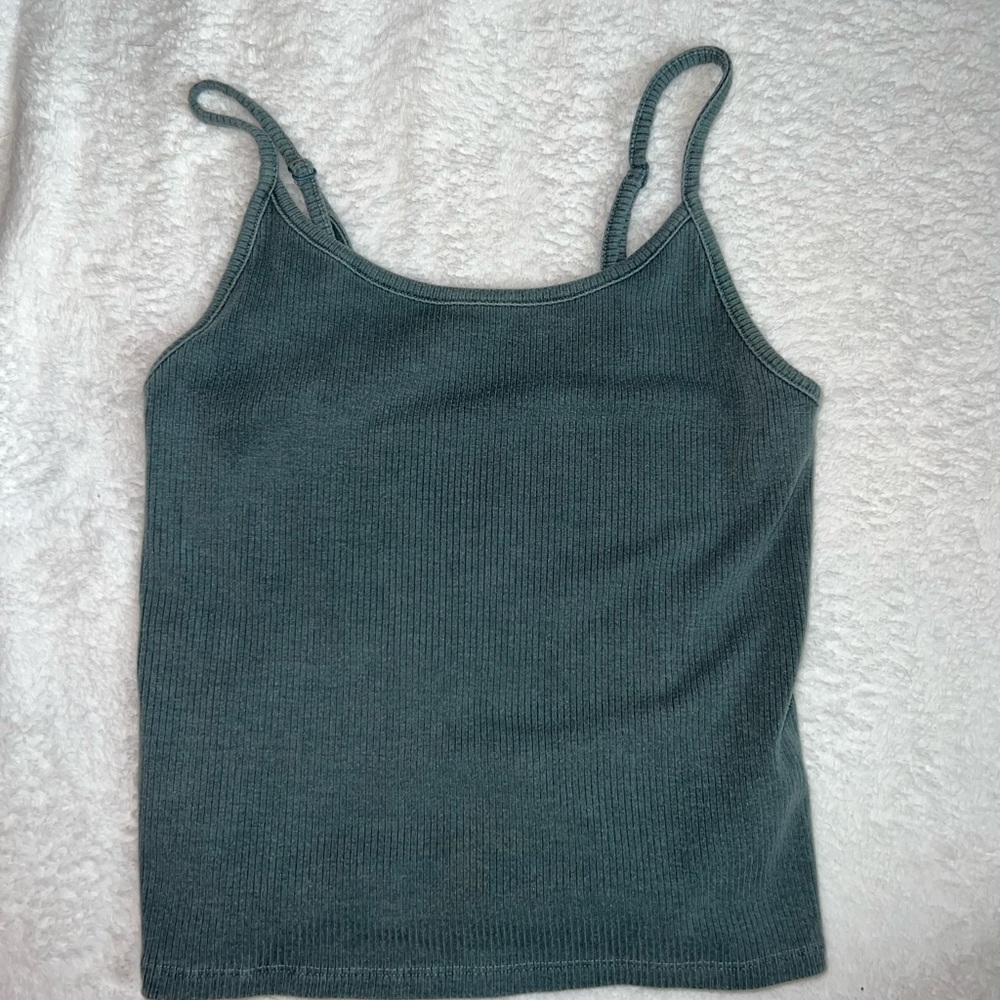 GREEN TANK TOP